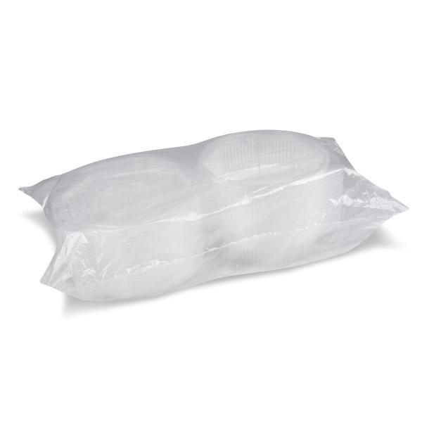 Menü-Schale (PP) Ripboxx Meal ungeteilt achteckig klar 1200ml [25 St.]