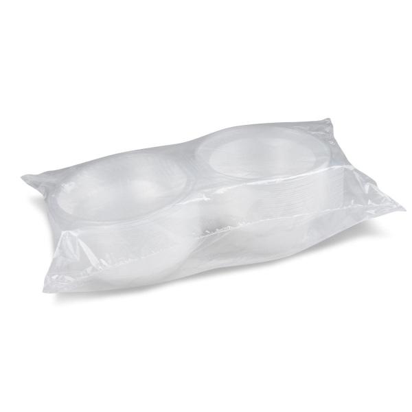 Salatschale (PP) mit Domdeckel klar 2200ml [25 St.]