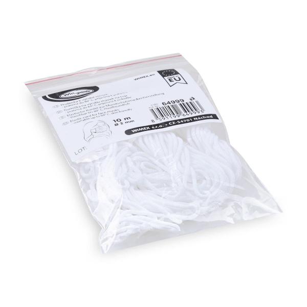 Elastische Kordel weiß Ø2mm x 10m zur Maskenherstellung [1 St.]