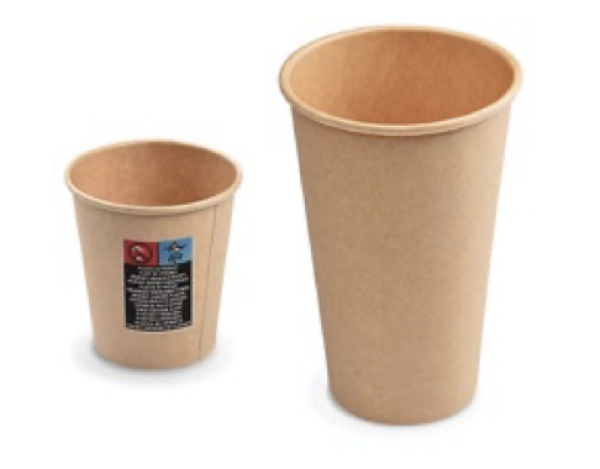 Pappbecher kraft &Oslash;73mm 200ml `S: 0,18L/7oz` [50 St.]