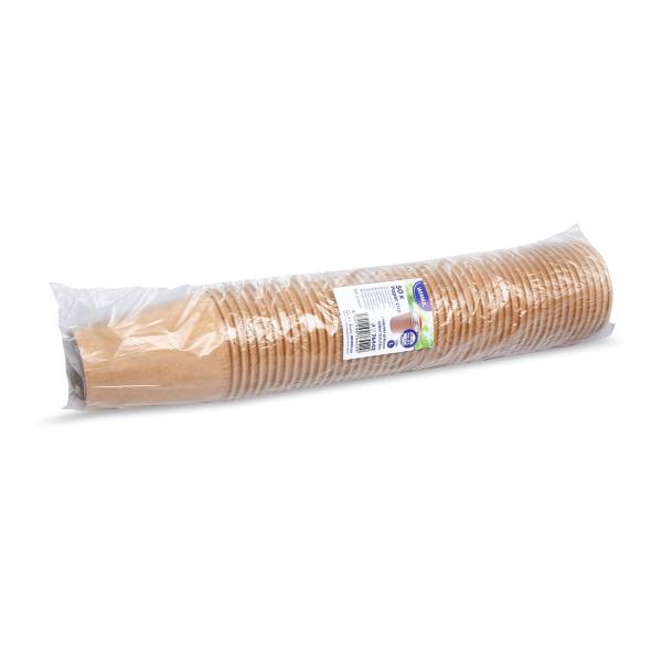 Pappbecher kraft Ø90mm 420ml `L: 0,3L/12oz` [50 St.]