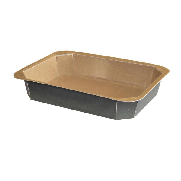 Forum Pappbox 227 x 178 x 40 mm Braun ungeteilt, 270 Stk/Krt (1 x 270 Stk)