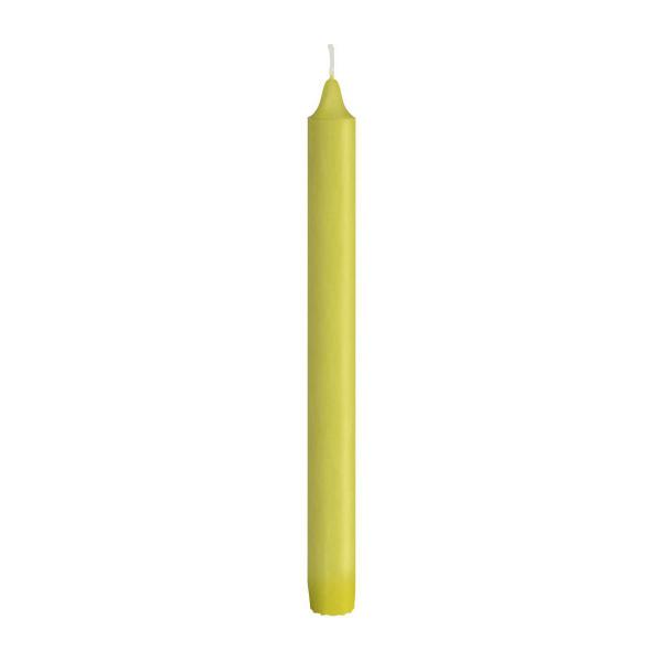 Tischkerzen 250 x Ø 22 mm 9 Std. Kiwi, 48 Stk/Krt (12 x 4 Stk)