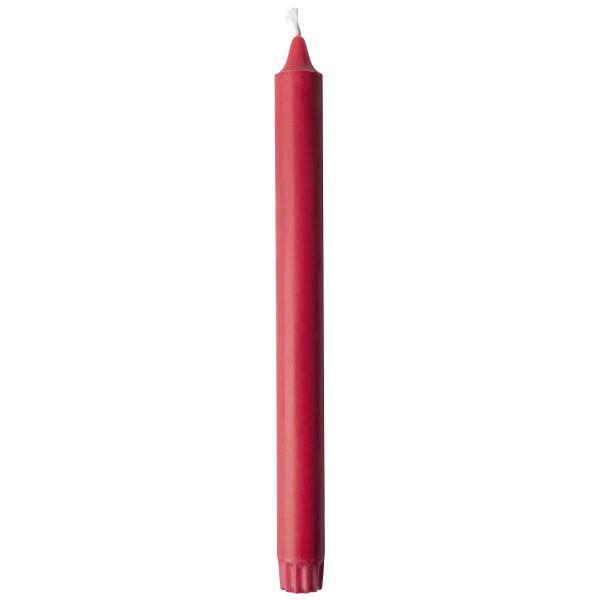 Tischkerzen 250 x Ø 22 mm 9 Std. Rot, 48 Stk/Krt (12 x 4 Stk)