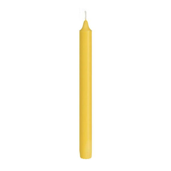 Tischkerzen 250 x Ø 22 mm 9 Std. Gelb, 48 Stk/Krt (12 x 4 Stk)