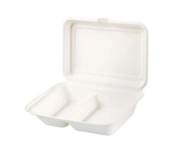 Zuckerrohr Menübox 2-teilig 23 x 15cm