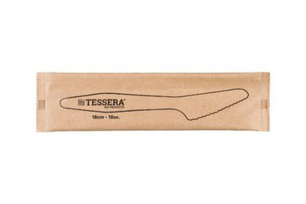 Holz-Messer  einzeln verpackt,  18 cm 