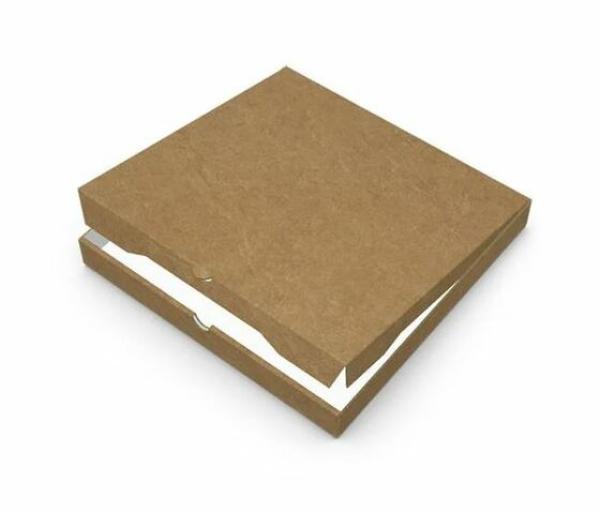 Kraft Pizza Box braun 36x36x4,2 cm - 100 Stk