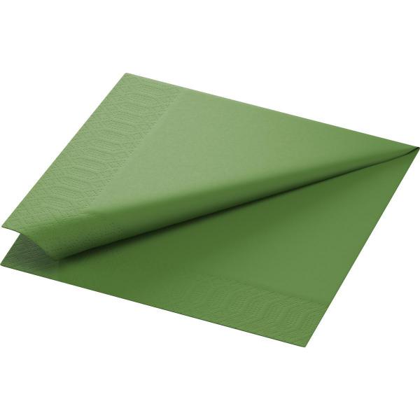 Tissue-Serviette 40 x 40 cm Leaf Green 3-lagig, 1000 Stk/Krt (4 x 250 Stk)