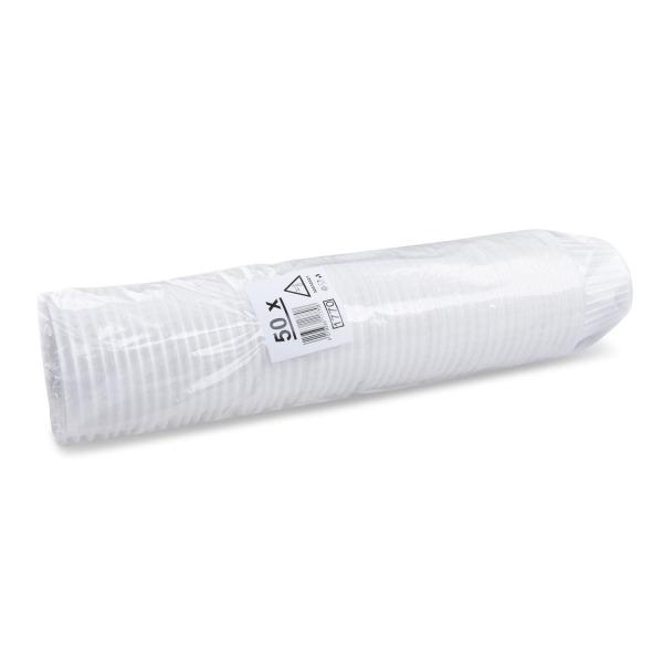 Thermobehälter (XPS) weiß Ø127mm 460ml [50 St.]
