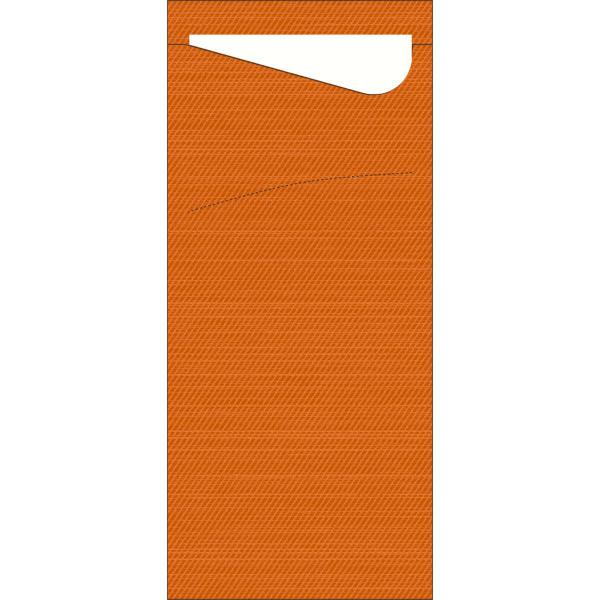 Duni Sacchetto® Tissue 8,5 x 19 cm Sun Orange, 500 Stk/Krt (5 x 100 Stk)