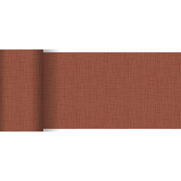 Dunicel®-Tischläufer 0,15 x 20 m Linnea Earth Terra, 6 Stk/Krt (6 x 1 Stk)