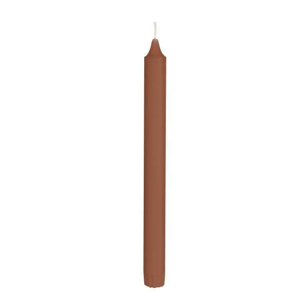 Tischkerzen 250 x Ø 22 mm 9 Std. Earth Terra, 48 Stk/Krt (12 x 4 Stk)