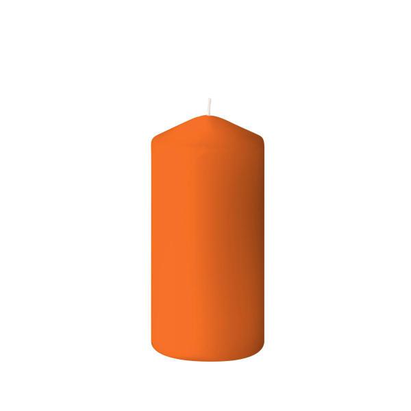 Stumpenkerzen 150 x Ø 70 mm 50 Std. Sun Orange, 12 Stk/Krt (2 x 6 Stk)