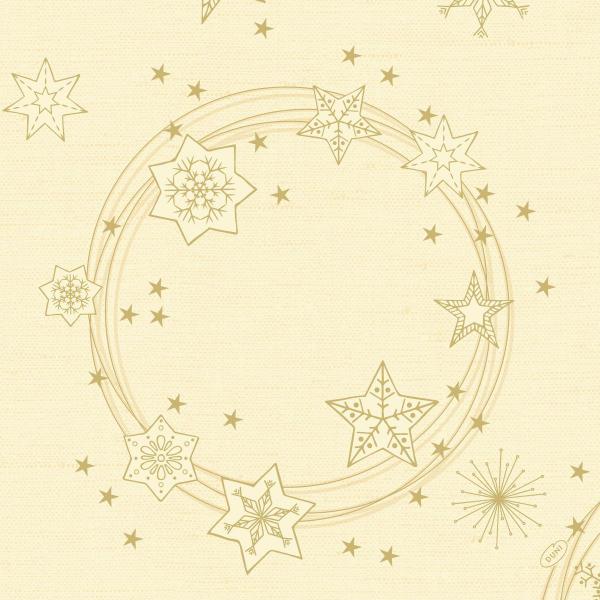 Dunisoft® Serviette 40 x 40 cm Star Shine Cream, 360 Stk/Krt (6 x 60 Stk)