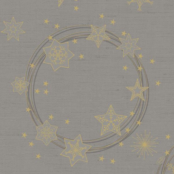 Dunisoft® Serviette 40 x 40 cm Star Shine Granite Grey, 360 Stk/Krt (6 x 60 Stk)