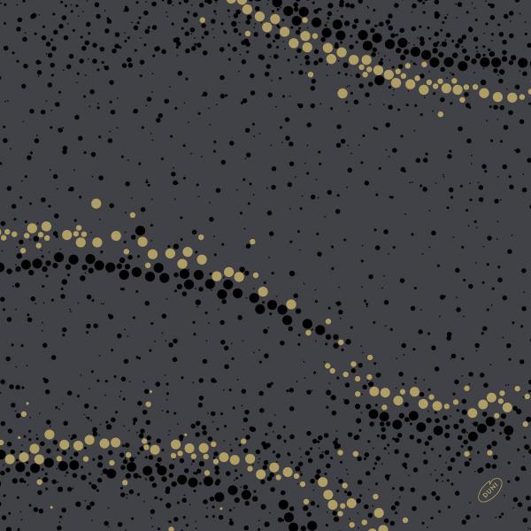Dunisoft® Serviette 40 x 40 cm Golden Stardust Black, 360 Stk/Krt (6 x 60 Stk)