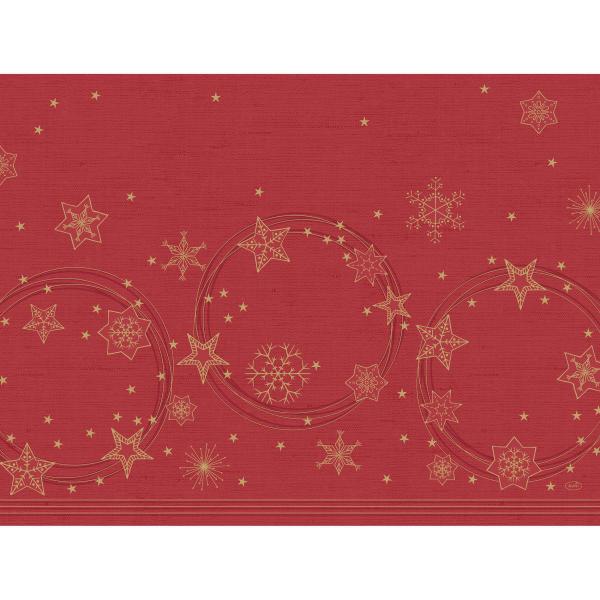 Papier-Tischset 30 x 40 cm Star Shine Red, 1000 Stk/Krt (4 x 250 Stk)