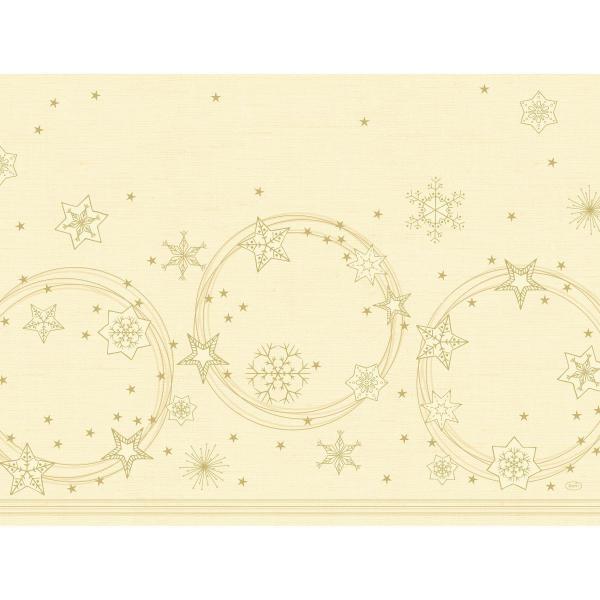 Papier-Tischset 30 x 40 cm Star Shine Cream, 1000 Stk/Krt (4 x 250 Stk)