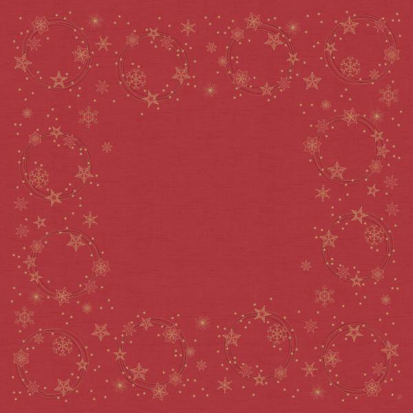 Dunicel® Mitteldecke 84 x 84 cm Star Shine Red, 100 Stk/Krt (5 x 20 Stk)