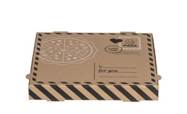 Kraftpapier Pizza Box 33 x 33 cm - 100 Stück