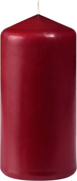 Stumpenkerzen 100 x Ø 50 mm 20 Std. Bordeaux, 60 Stk/Krt (6 x 10 Stk)