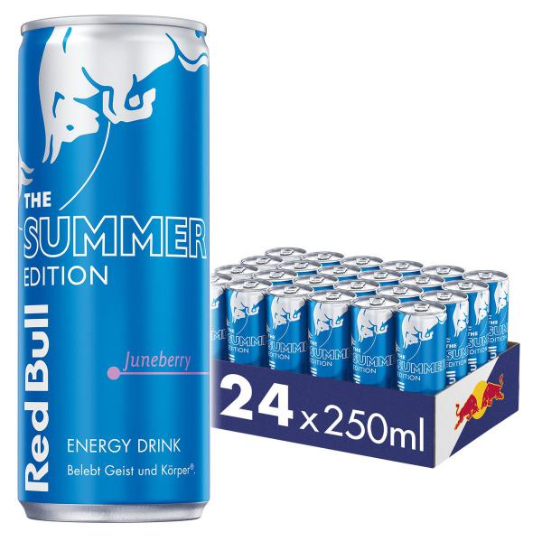 Red Bull SEA BLUE Edition - Juneberry - 4 Trays inkl. Pfand