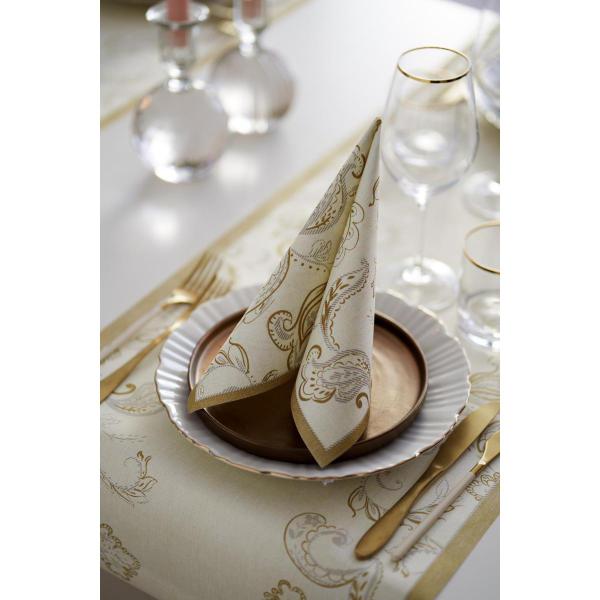 Dunisoft®-Serviette 40 x 40 cm Golden Grace Cream, 144 Stk/Krt (12 x 12 Stk)