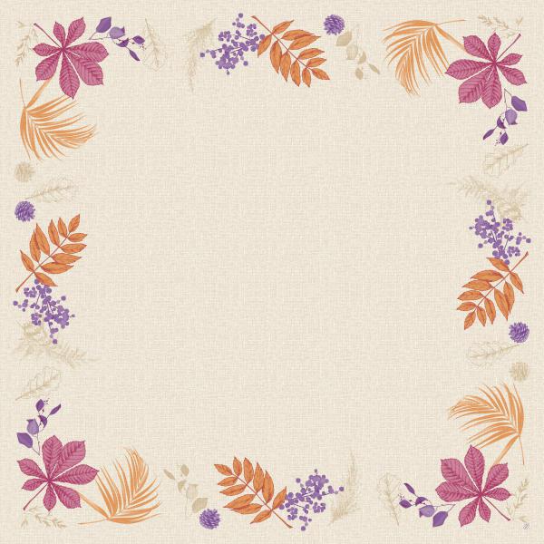 Dunicel® Mitteldecken 84 x 84 cm Bright Autumn, 100 Stk/Krt (5 x 20 Stk)