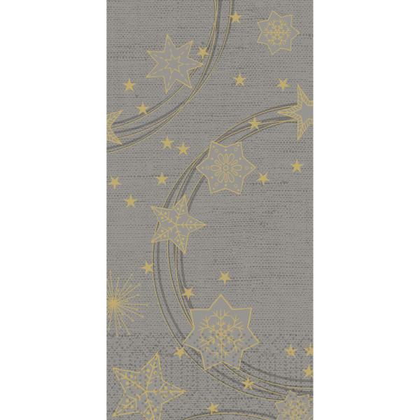 Tissue-Serviette 40 x 40 cm Star Shine Granite Grey 3-lagig, 1000 Stk/Krt (4 x 250 Stk)