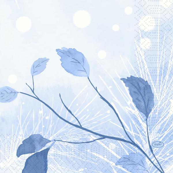 Tissue-Serviette 33 x 33 cm Frosted Winter 3-lagig, 500 Stk/Krt (10 x 50 Stk)