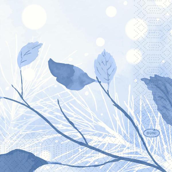 Tissue-Serviette 24 x 24 cm Frosted Winter 3-lagig, 1000 Stk/Krt (20 x 50 Stk)