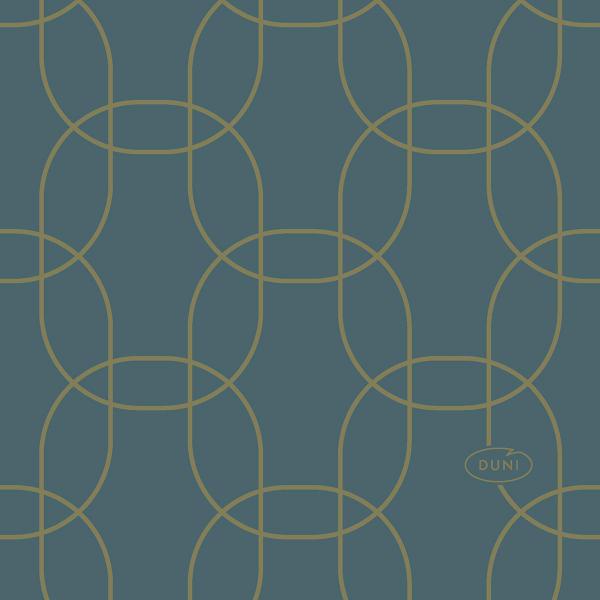 Dunisoft®-Serviette 20 x 20 cm Golden Deco, 2880 Stk/Krt (16 x 180 Stk)