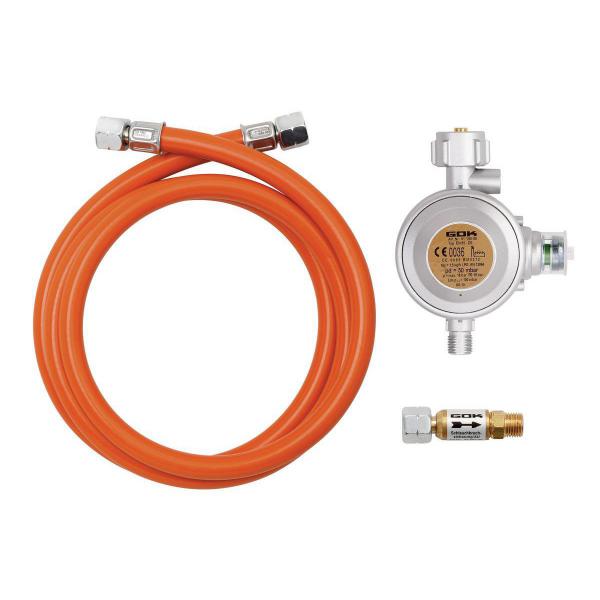 Gas-Anschluss-Set, nur Außenbereich