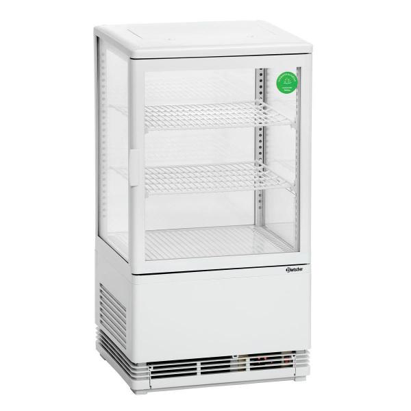 Mini Kühlvitrine 58L, weiß