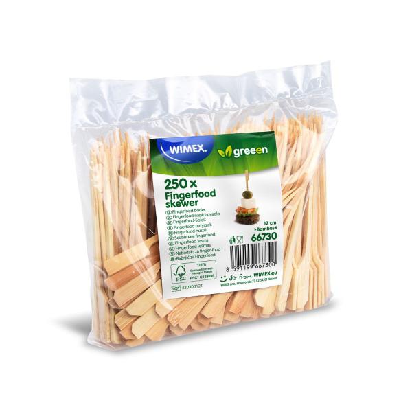 Fingerfood-Spieß (aus Bambus FSC 100%) 12cm [250 St.]
