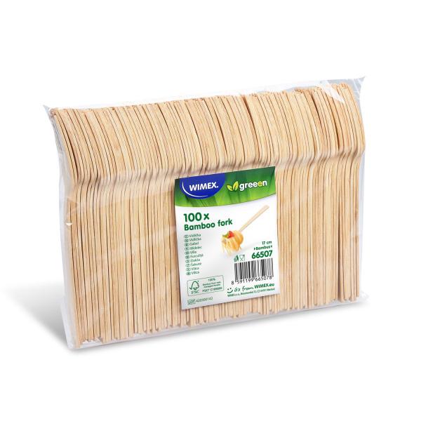 Gabel (aus Bambus FSC 100%) 17cm [100 St.]