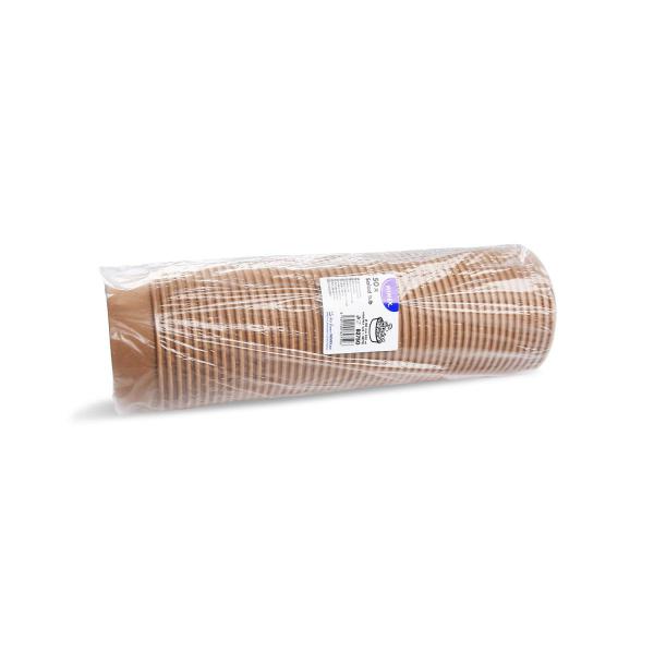 Salatschale (PAP/PE) kraft Ø150mm 500ml [50 St.]