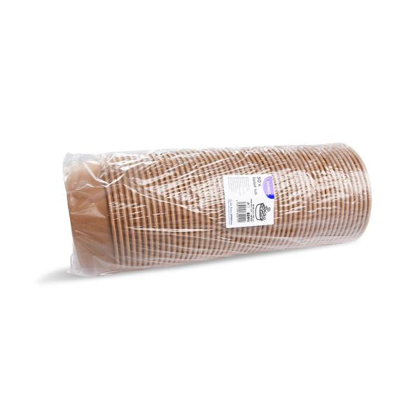 Salatschale (PAP/PE) kraft Ø185mm 1100ml [50 St.]