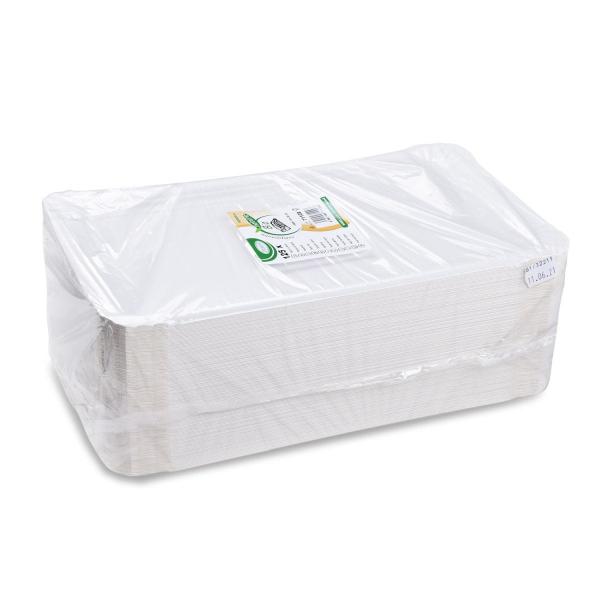 Pappteller weiß 19 x 33 cm [125 St.]