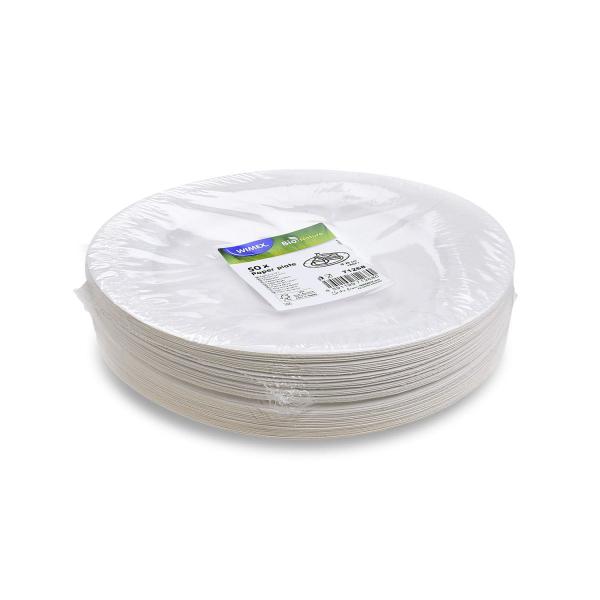 Pappteller (FSC Mix) weiß Ø28cm [50 St.]