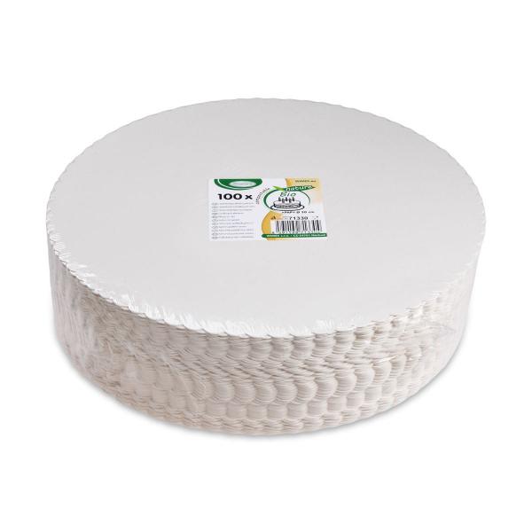 Tortenunterlage aus Pappe weiß Ø30cm [100 St.]