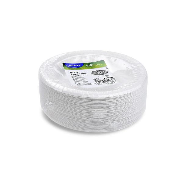 Pappschale (FSC Mix) weiß Ø20cm 380ml [50 St.]