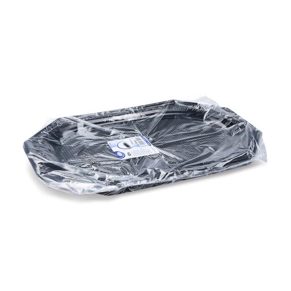 Catering-Platte (rPET) oval schwarz 45 x 30,2 cm [10 St.]