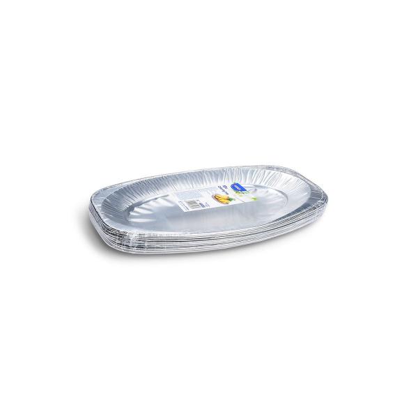Catering-Platte (ALU) oval 35 x 24 cm [10 St.]