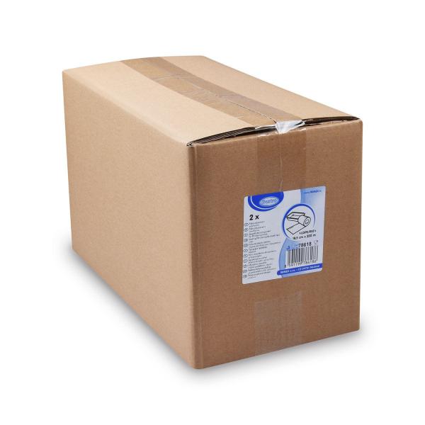 Siegelfolie (LDPE) klar 185mm x 250m für Menü-Schalen PP [2 St.]