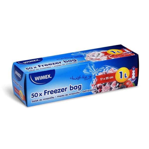 Gefrierbeutel (LDPE) transparent 17 x 25 cm 1L `S` [50 St.]