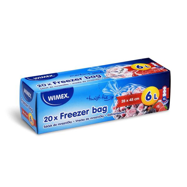 Gefrierbeutel (LDPE) transparent 28 x 45 cm 6L `XL` [20 St.]