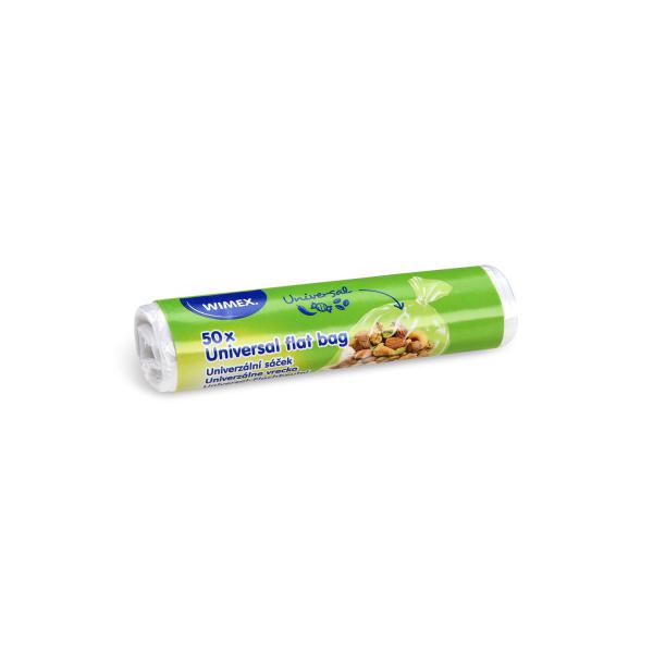 Universal-Flachbeutel (HDPE) gerollt transparent 25 x 35 cm 4L `L` [50 St.]