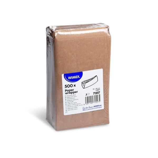 Papierbeutel braun 19 x 10 cm für Hotdog [500 St.]